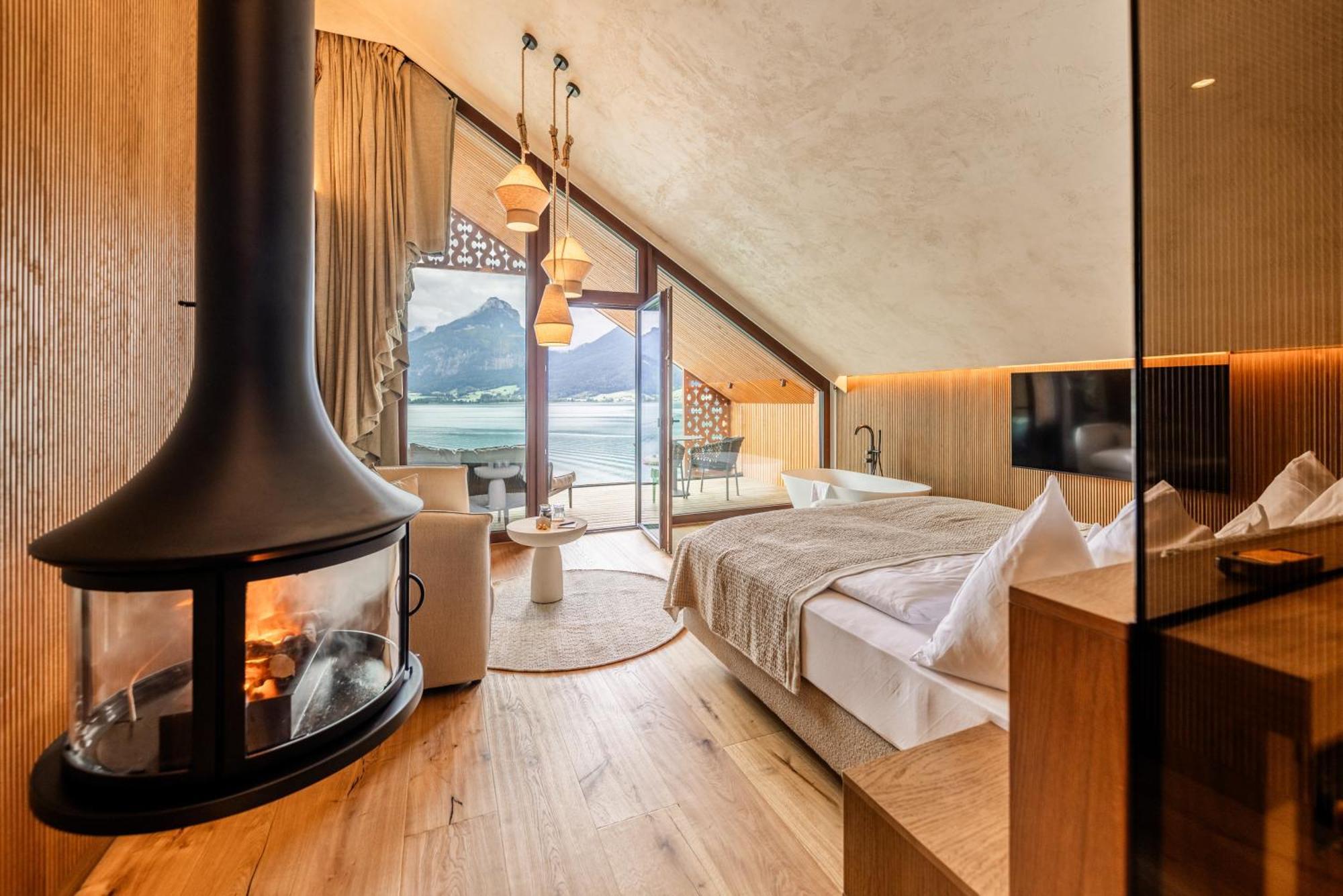 فندق Seevilla Wolfgangsee Saint Wolfgang الغرفة الصورة
